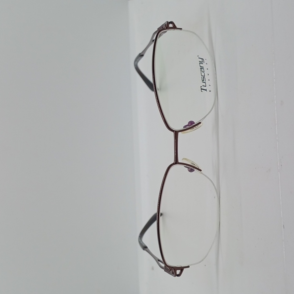 NWT UNISEX TUSCANY EYEGLASS FRAMES 574 BROWN